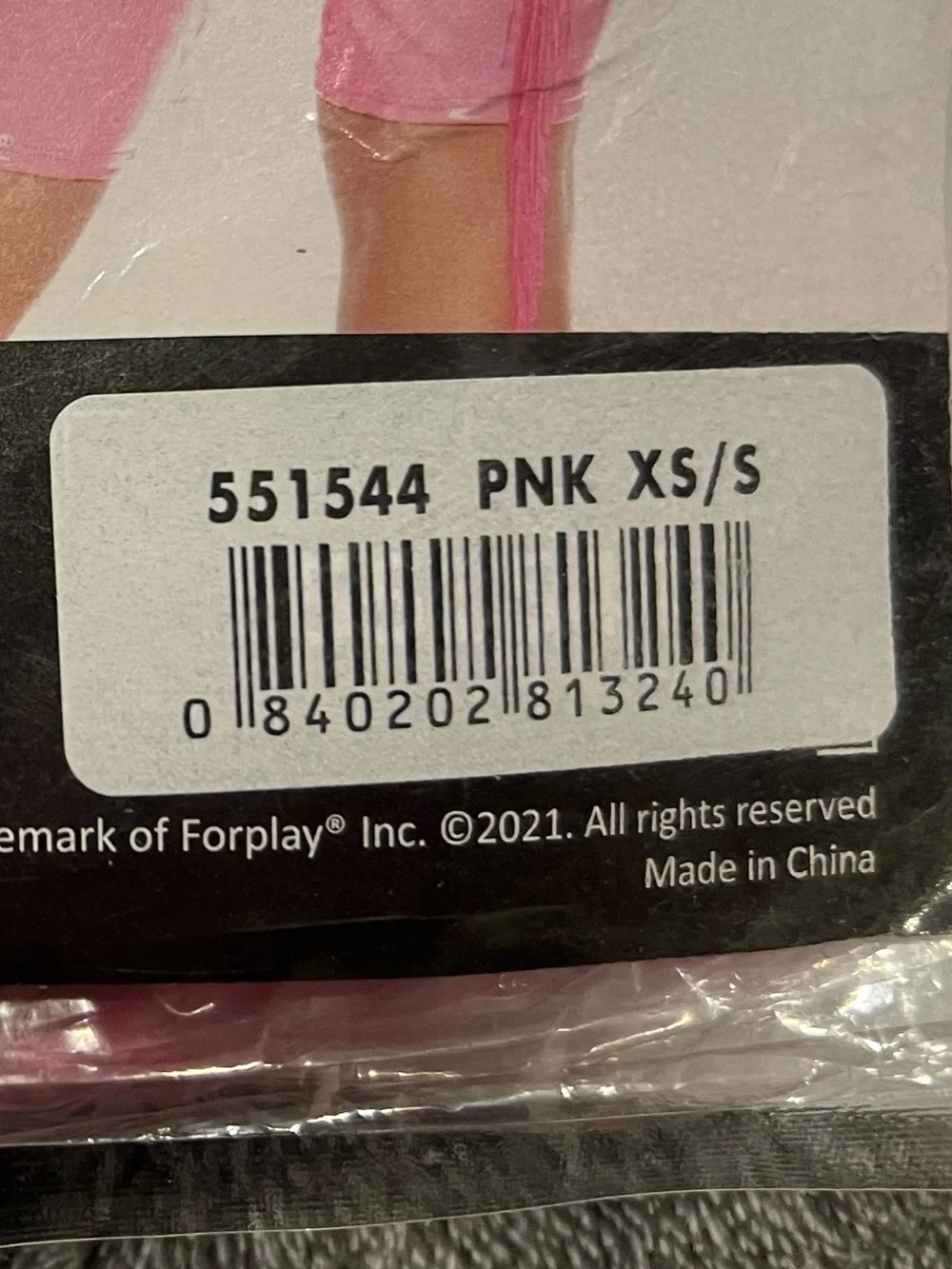 Forplay Pink Fringe Cowgirl Costume Set Bra, Panty With Chaps/wristcuffs/Bandana